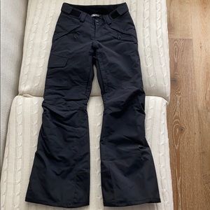 North Face black ski/snow pants